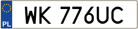 Truck License Plate